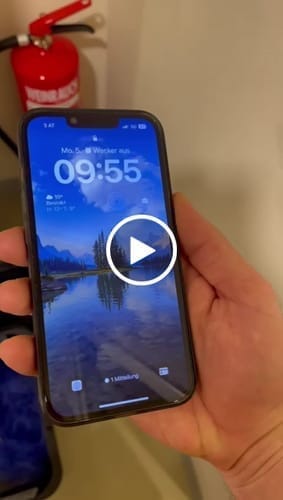 Customer photo review of 3 in 1 Screen Protector - iPhone