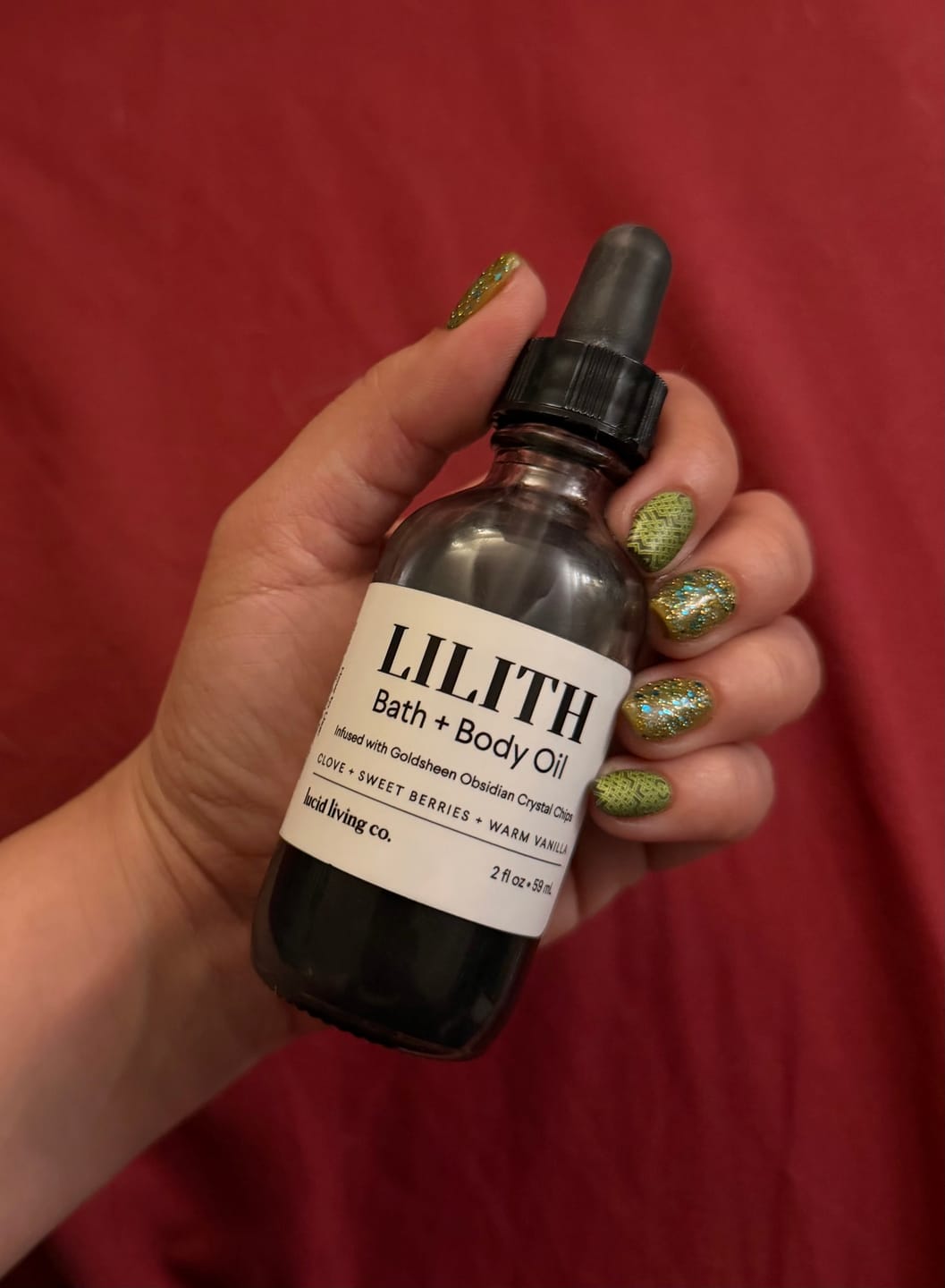 Customer photo review of LILITH Bath & Body Oil