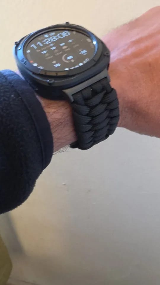 Customer photo review of Samsung Galaxy Nylon Umbrella Rope Watch Band For Watch8/Watch8 Classic/Watch9/Ultra/Ultra2