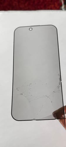 Customer photo review of 3 in 1 Screen Protector - iPhone