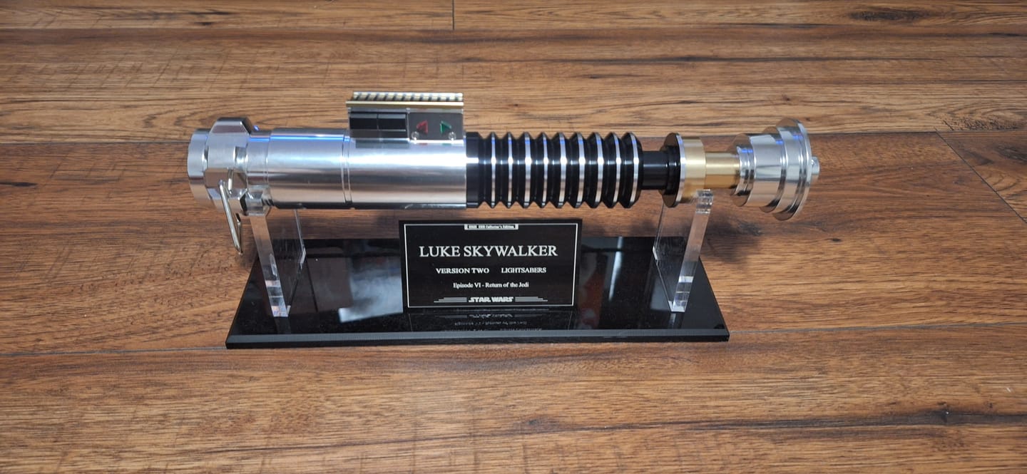 Customer photo review of Thin Neck Lightsaber - Model Luke