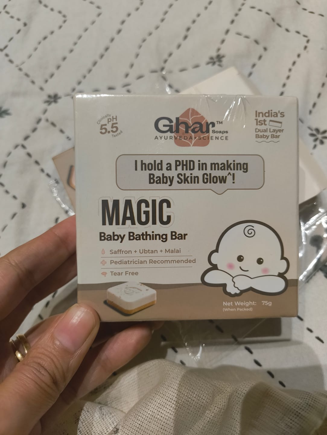 Customer photo review of Magic Soap + Face Wash + Magic Gel Combo To Reduce Tan