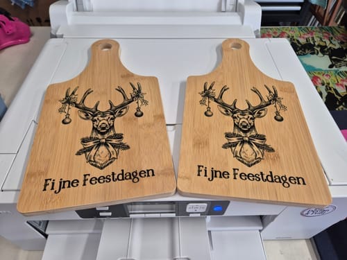Customer photo review of Bamboe Snijplank voor Sublimatie – Houten Snijplank 17,8 x 34,3 cm