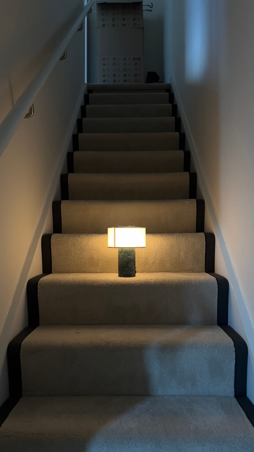 Customer photo review of Auríe Portable Lamp | Verde Guatemala