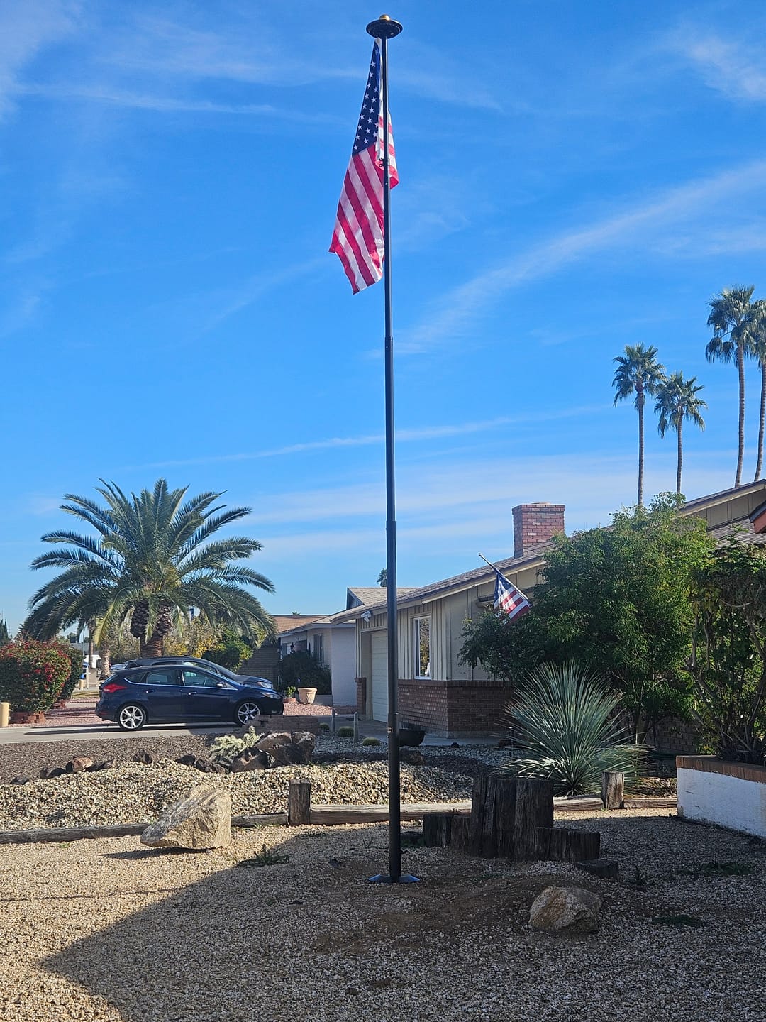 Customer photo review of 3' x 5' American Flag
