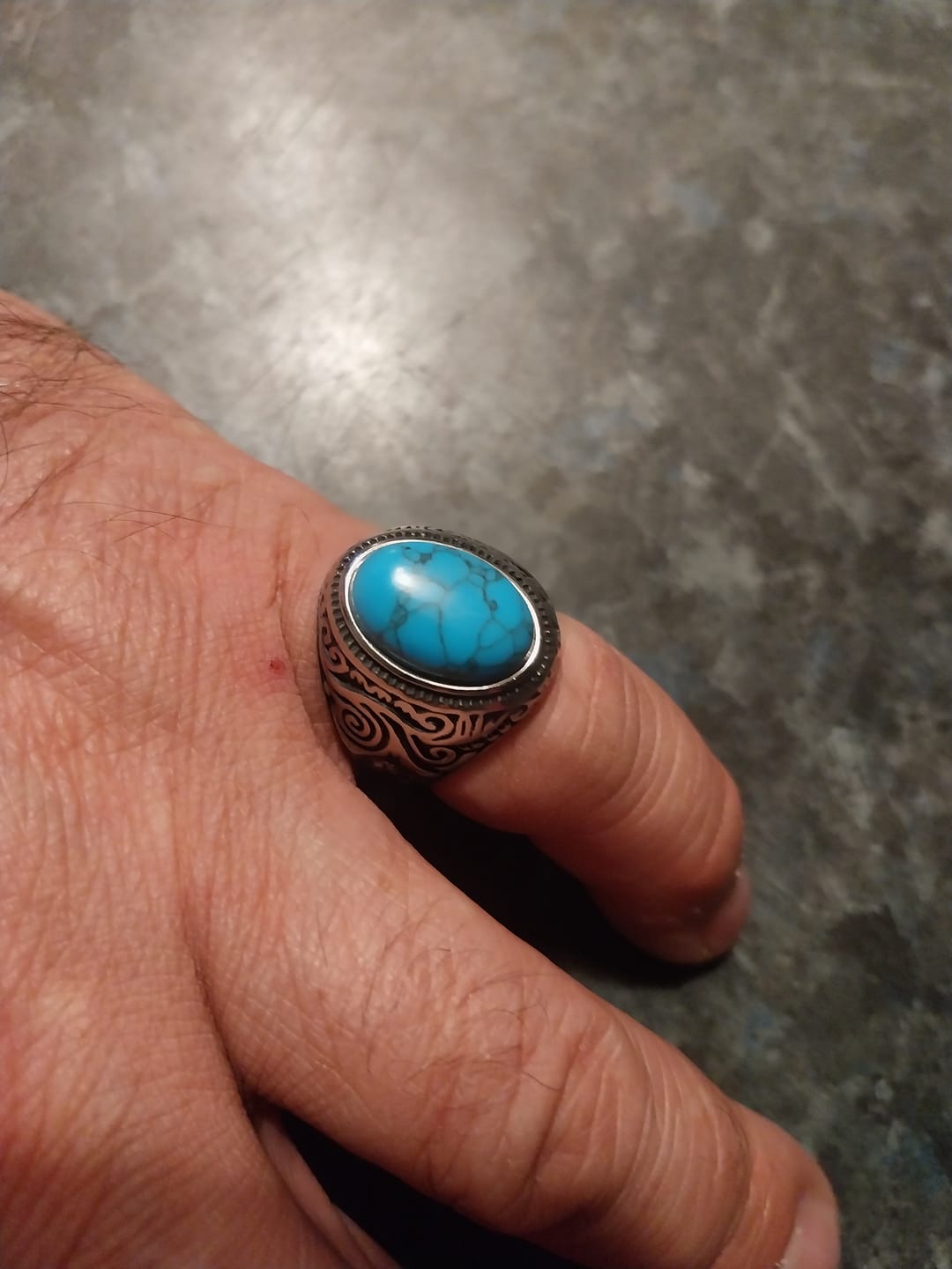 Customer photo review of BLUE EYES.