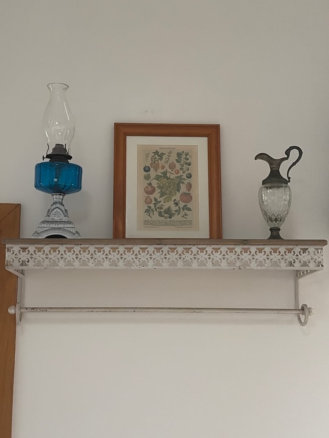 Customer photo review of Simone French Provincial Wall Shelf Set of 2 with Towel Rail