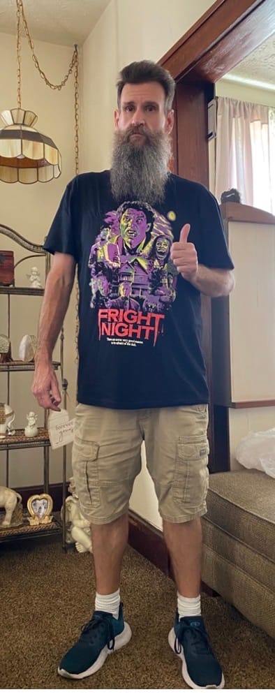 Customer photo review of FRIGHT NIGHT: THERE GOES THE NEIGHBORHOOD - T-SHIRT