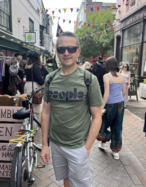 Customer photo review of People Are Strange (II) T-Shirt