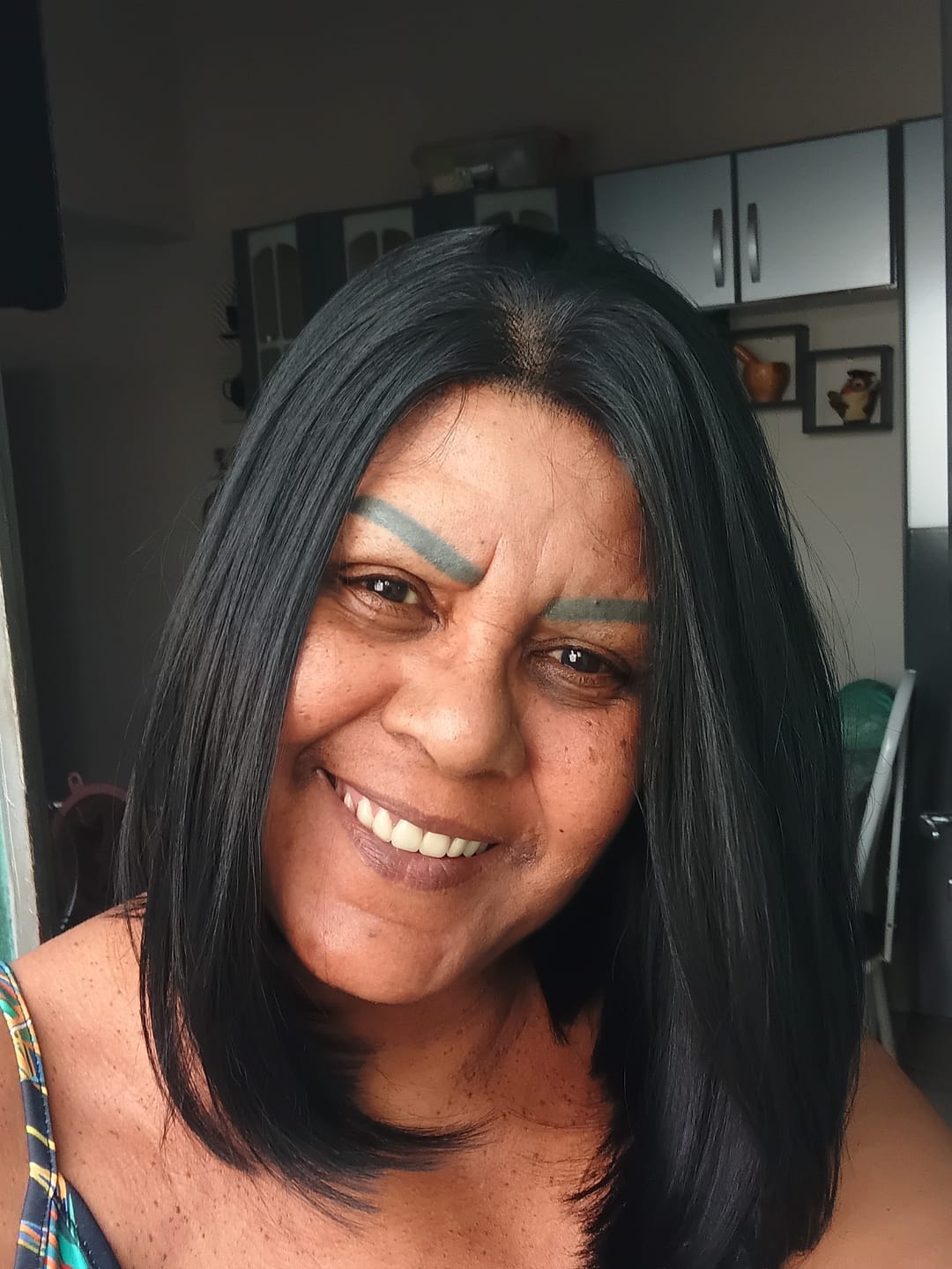 Customer photo review of Lace Front Tela HD Lovenna Preta - Repartição Livre 13x4