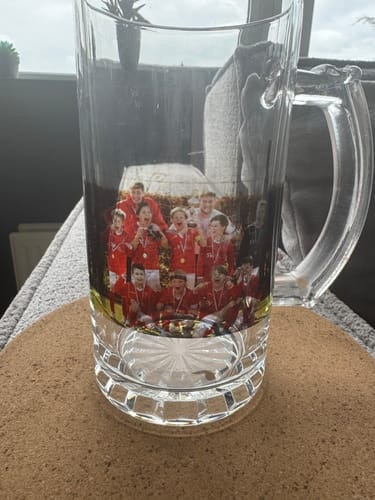 Customer photo review of 470ml (16oz) Bierpul voor sublimatie