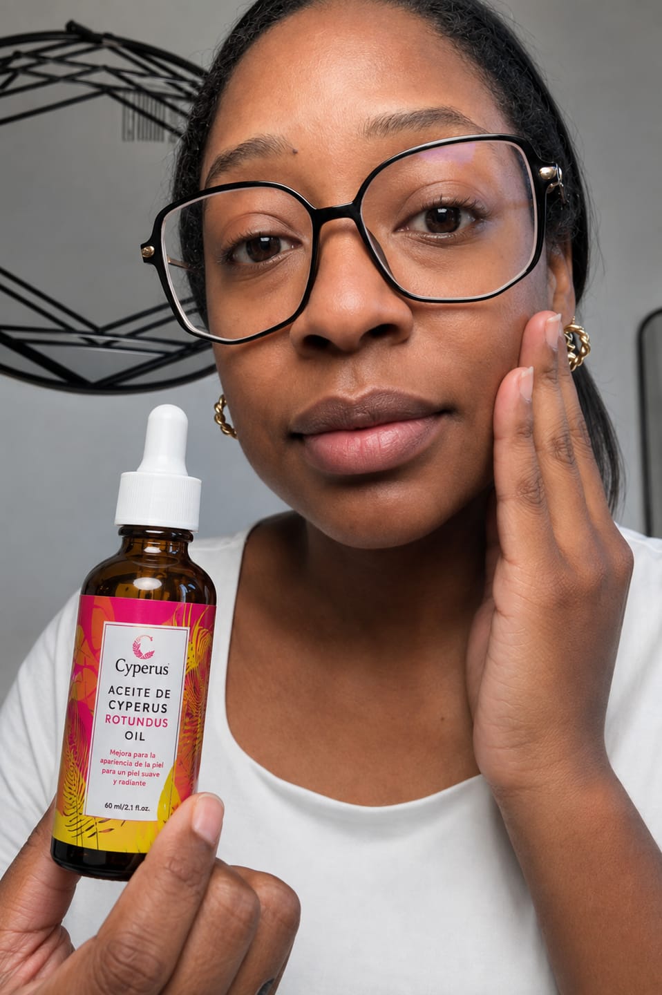 Customer photo review of Aceite botánico anti-crecimiento | Alternativa natural a los láseres