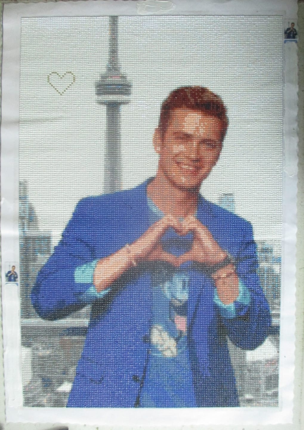 Customer photo review of Custom Diamond Painting Kits - Upload Any Image - Create Your Own