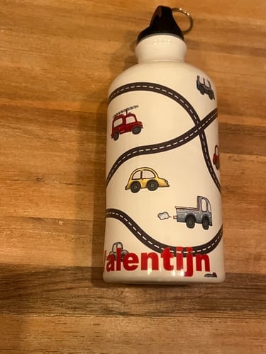 Customer photo review of Sublimatie Waterfles 500ml – Personaliseerbare Aluminium Bidon