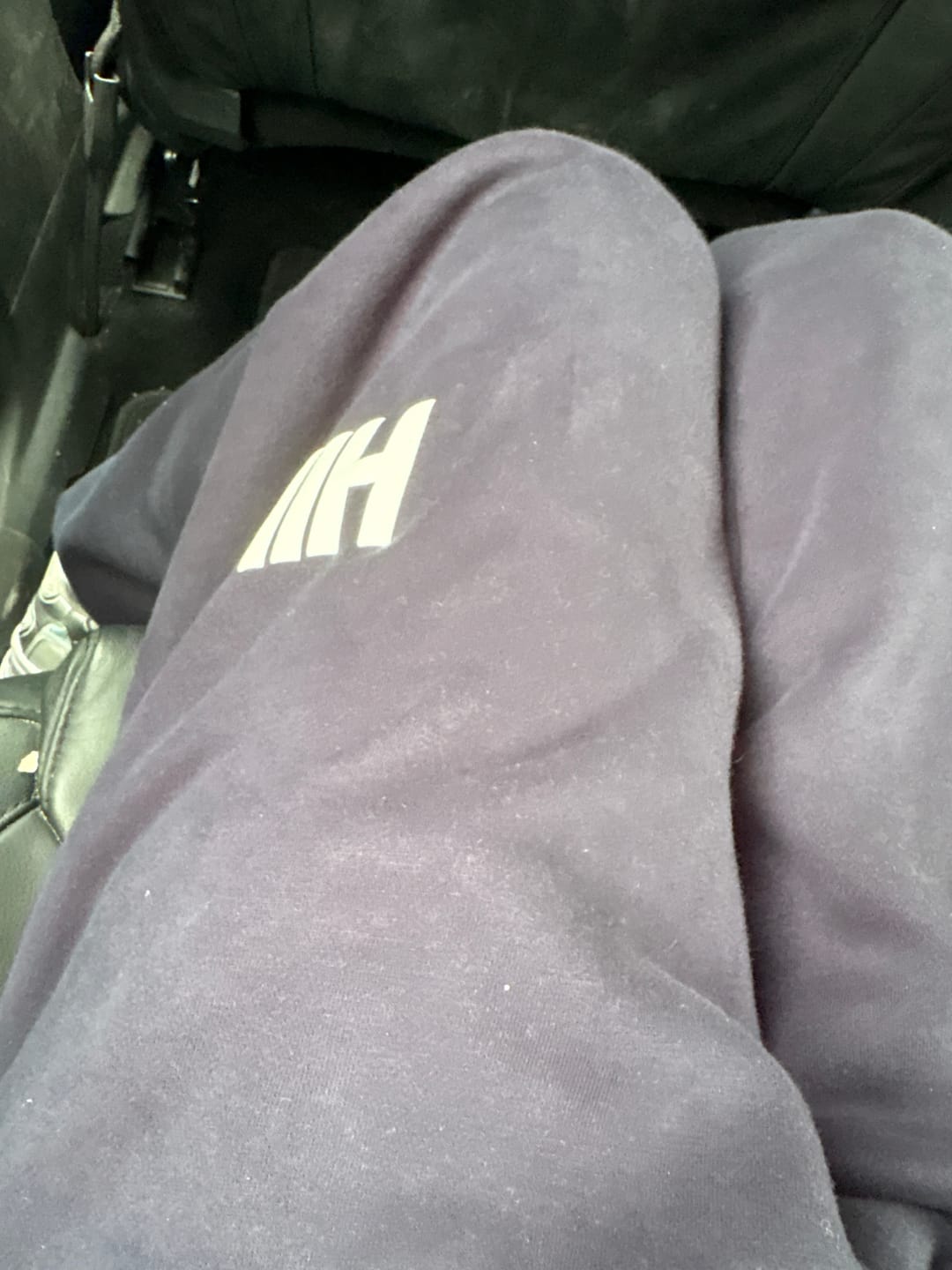 Customer photo review of GATED COMMUNITY CUFFED SWEATPANTS NAVY