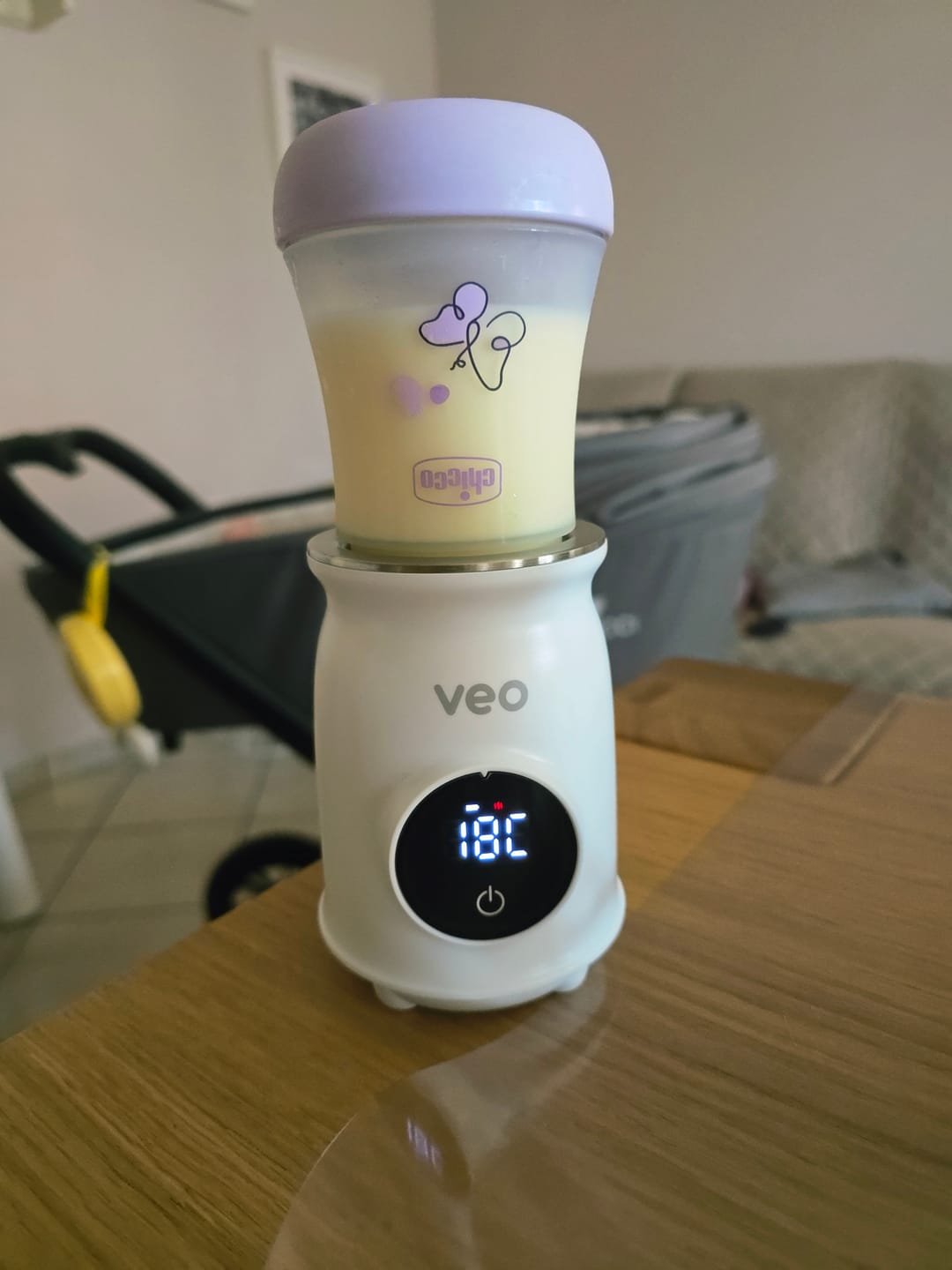 Customer photo review of VEO - Il primo scalda biberon portatile a batteria