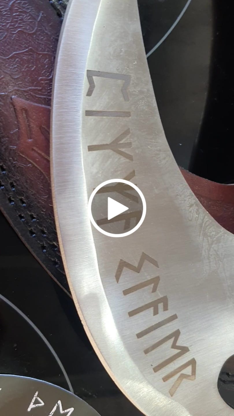 Customer video review of The Viking Pizza Cutter