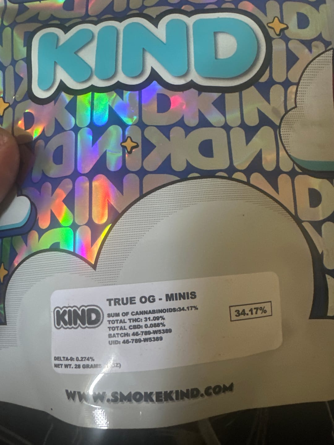 Customer photo review of True OG - Minis - 28 Grams - Indica