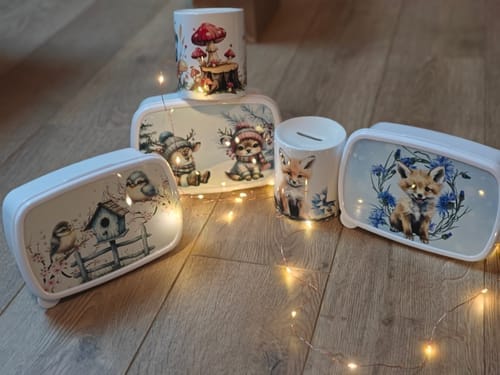 Customer photo review of Broodtrommel / Lunchbox Wit voor sublimatie