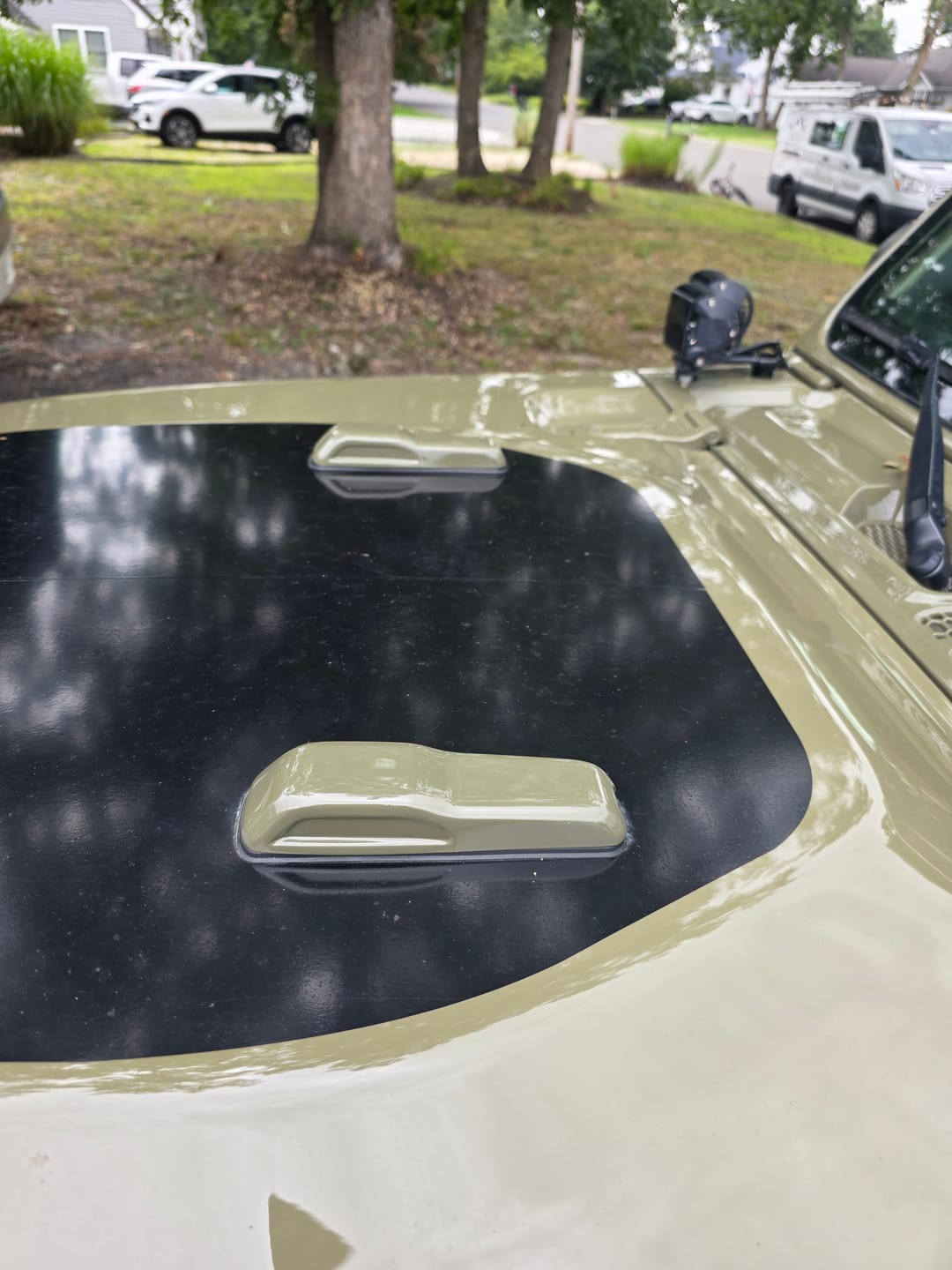 Customer photo review of COVER'D UP Windshield Bumper Covers (Fits JL/JT)