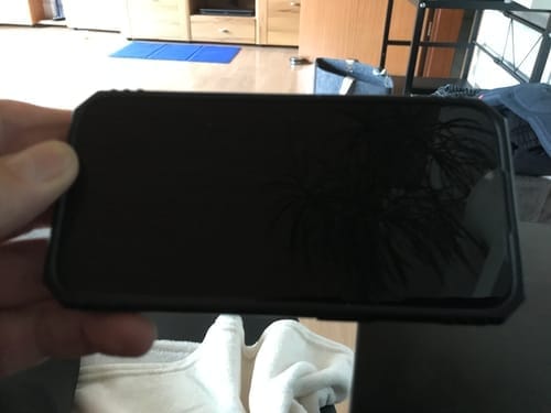 Customer photo review of 3 in 1 Screen Protector - iPhone