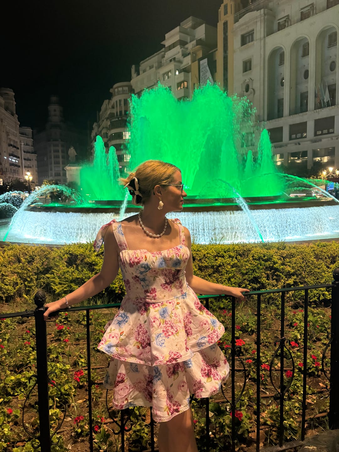 Customer photo review of Floral mini φόρεμα