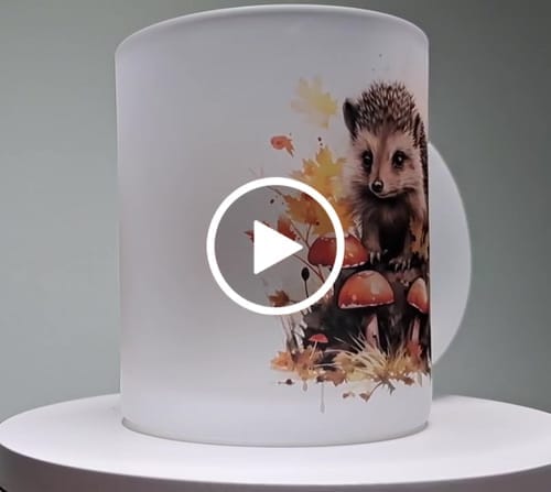 Customer photo review of 330ml (11oz) Mok Frosted voor sublimatie