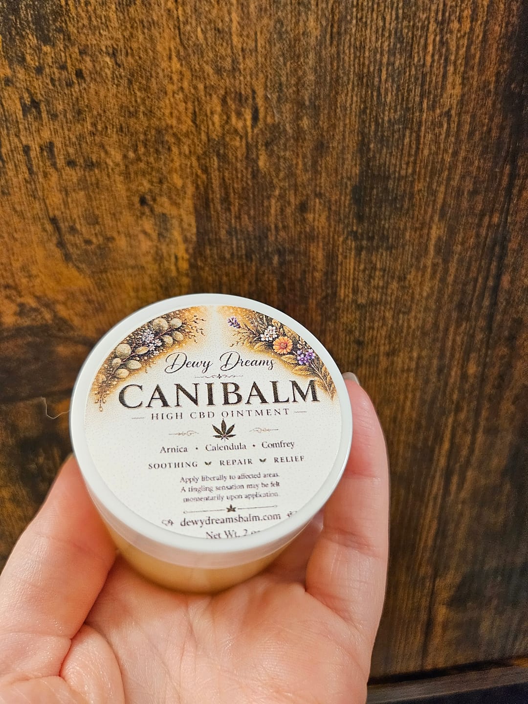Customer photo review of Canibalm High Ointment