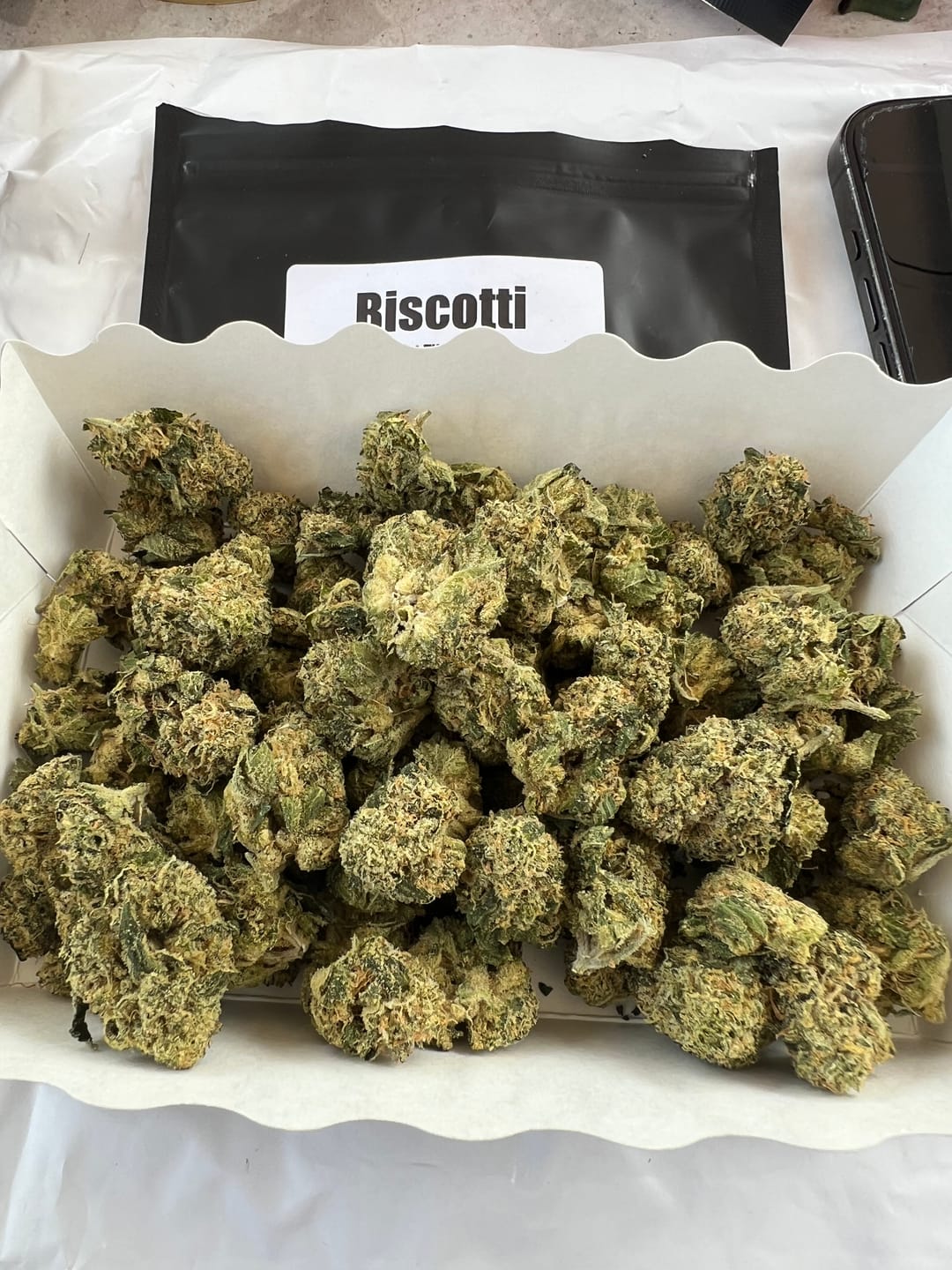 Customer photo review of Biscotti THCA Flower (Budget)
