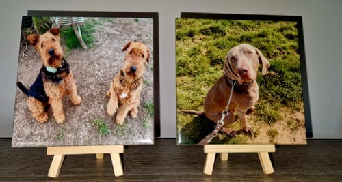 Customer photo review of Sublimatie tegel 15x15 cm wit mat – hoogwaardige kwaliteit
