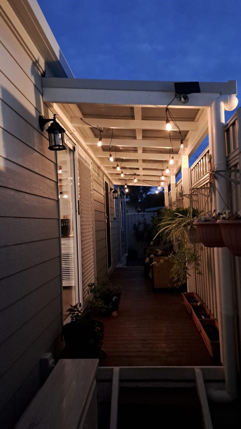 Customer photo review of SolaGarden™ Festoon Lights