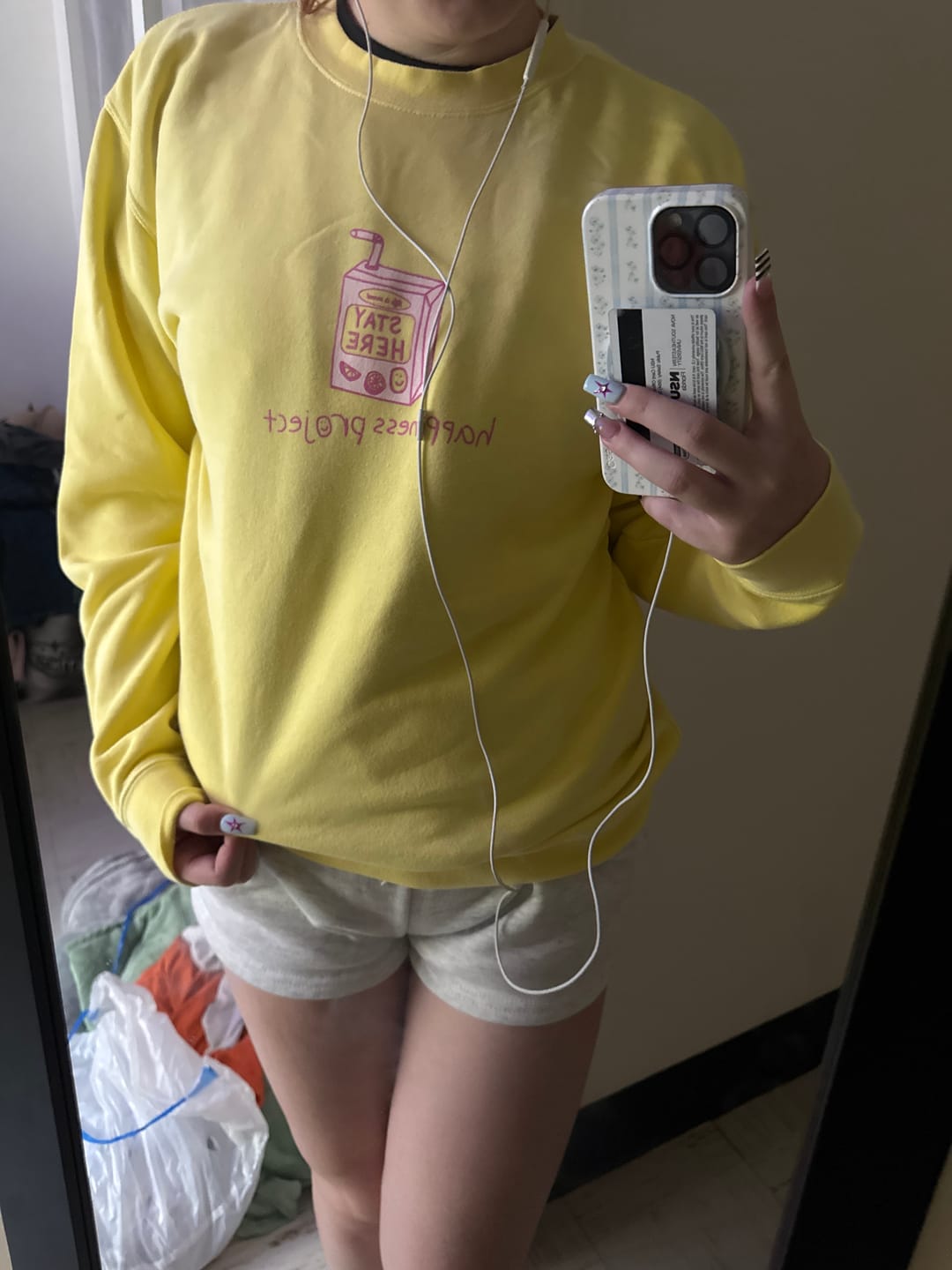 Customer photo review of Happiness Lemonade Crewneck