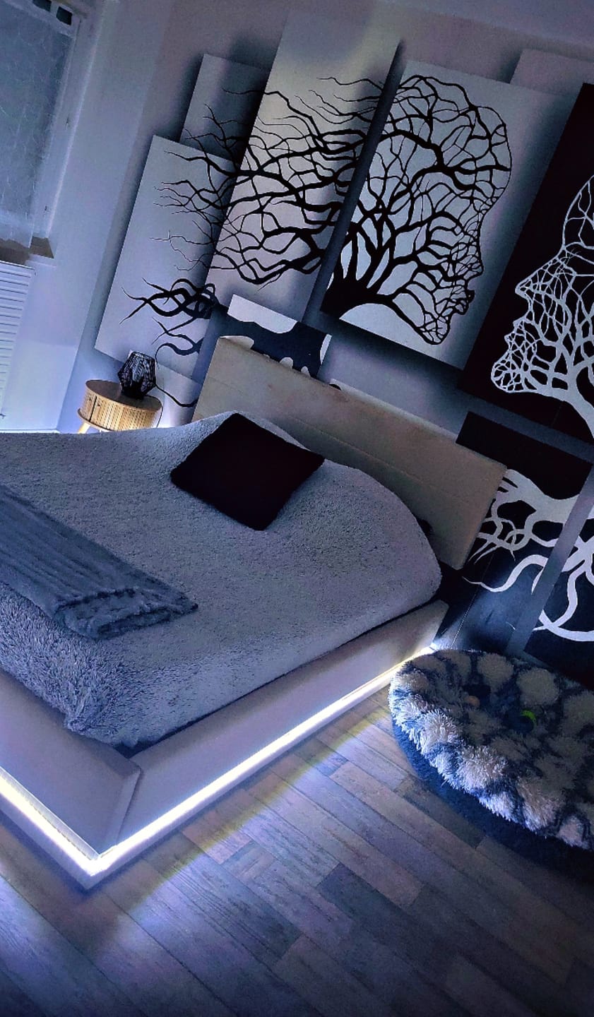 Customer photo review of Lit coffre avec led - DARMON