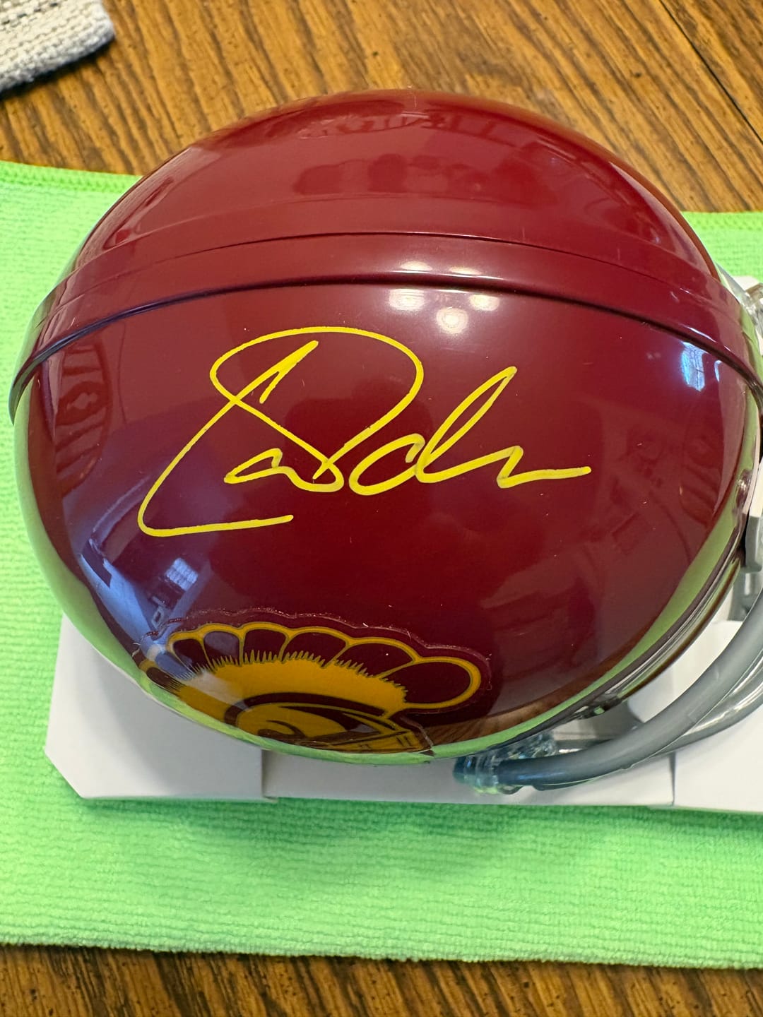 Customer photo review of Carson Palmer Autograph Signing