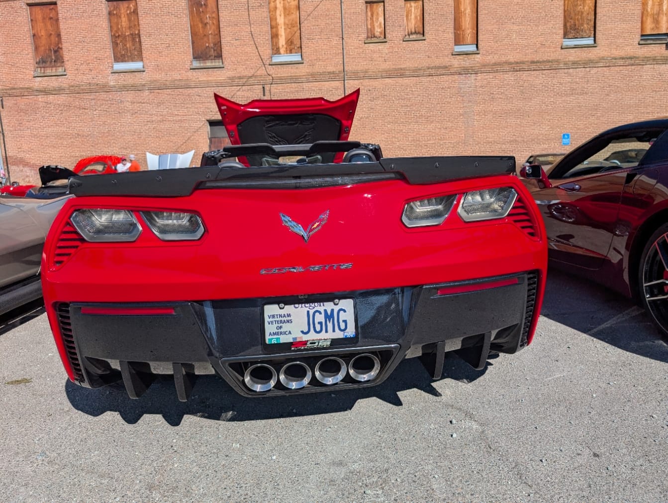Customer photo review of Corvette C7 Rear Bumper Diffuser Fins