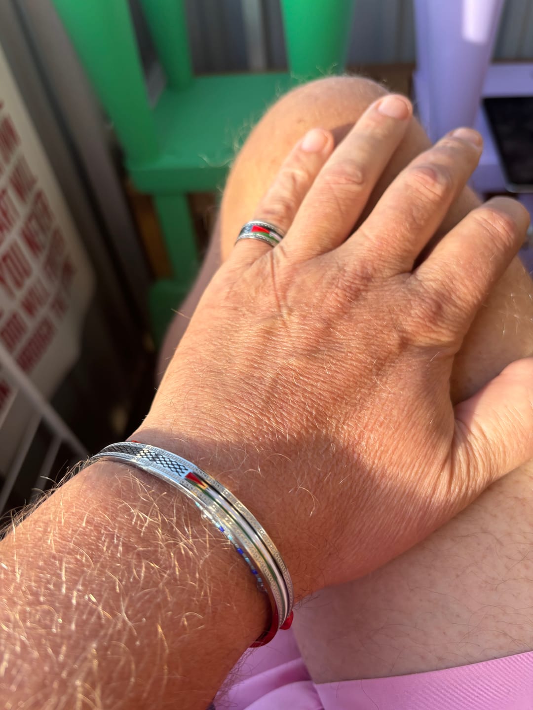 Customer photo review of Palestine Heritage Ring