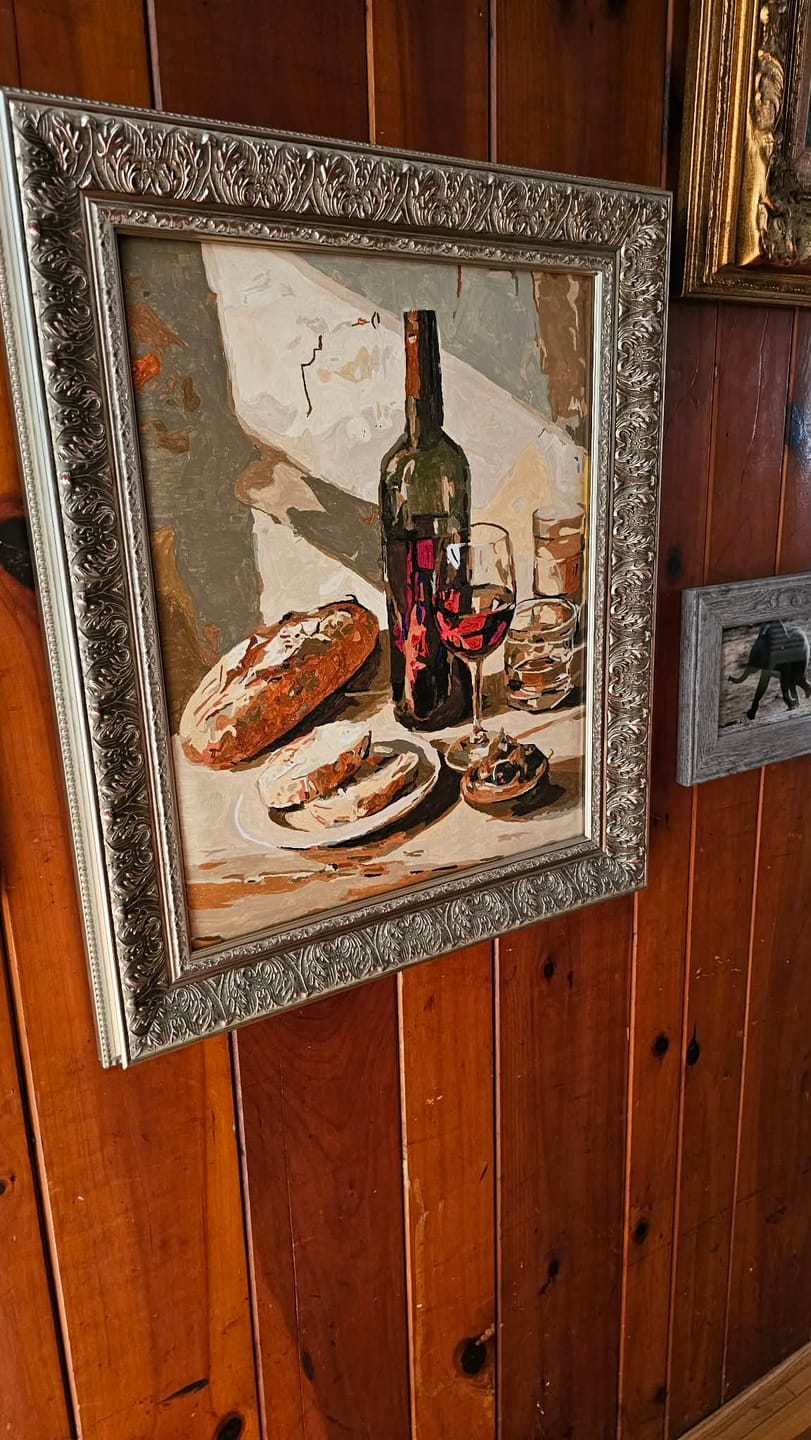 Customer photo review of A Taste of Tuscany | Paint by Number