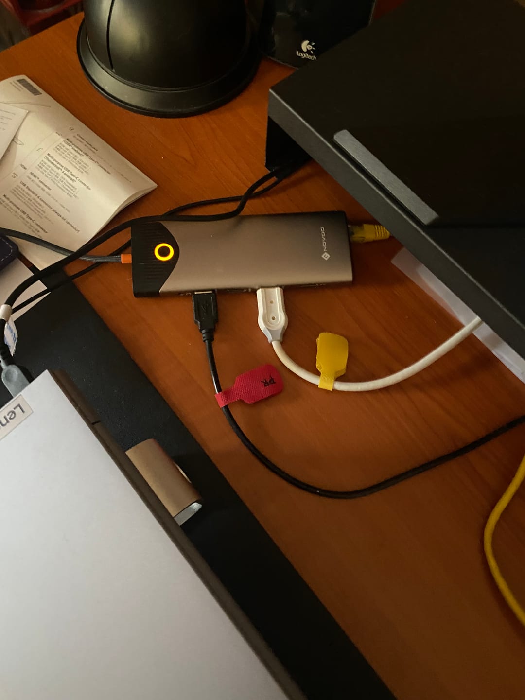 Customer photo review of 11-in-1 USB-C Multi-Function Laptop Docking Station (Suitable for Mobile Phones and Other Electronic Products)