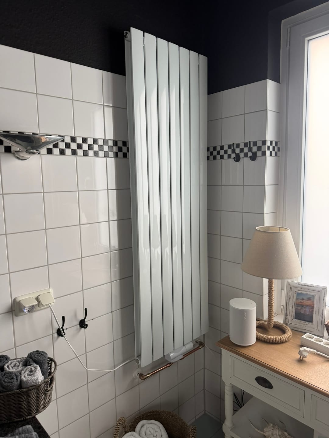 Customer photo review of SONNI Flach Heizkörper Paneelheizkörper Wandheizung Mittelanschluss 1600*539mm Weiß ohne/mit Mutiblock