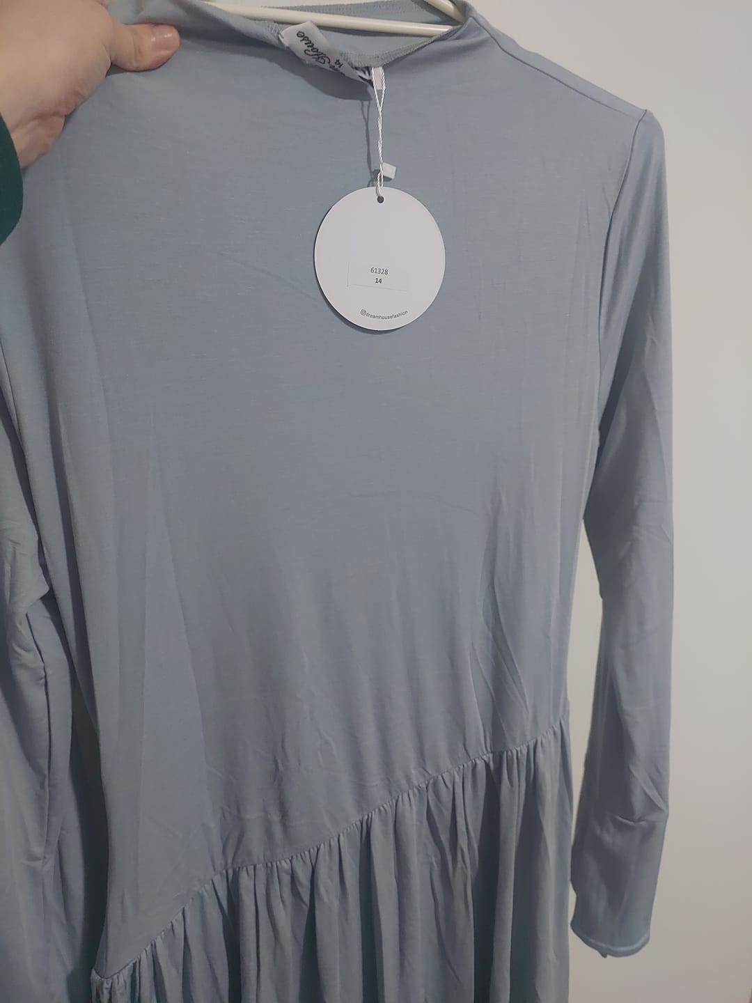 Customer photo review of Maxi Gathered Dress