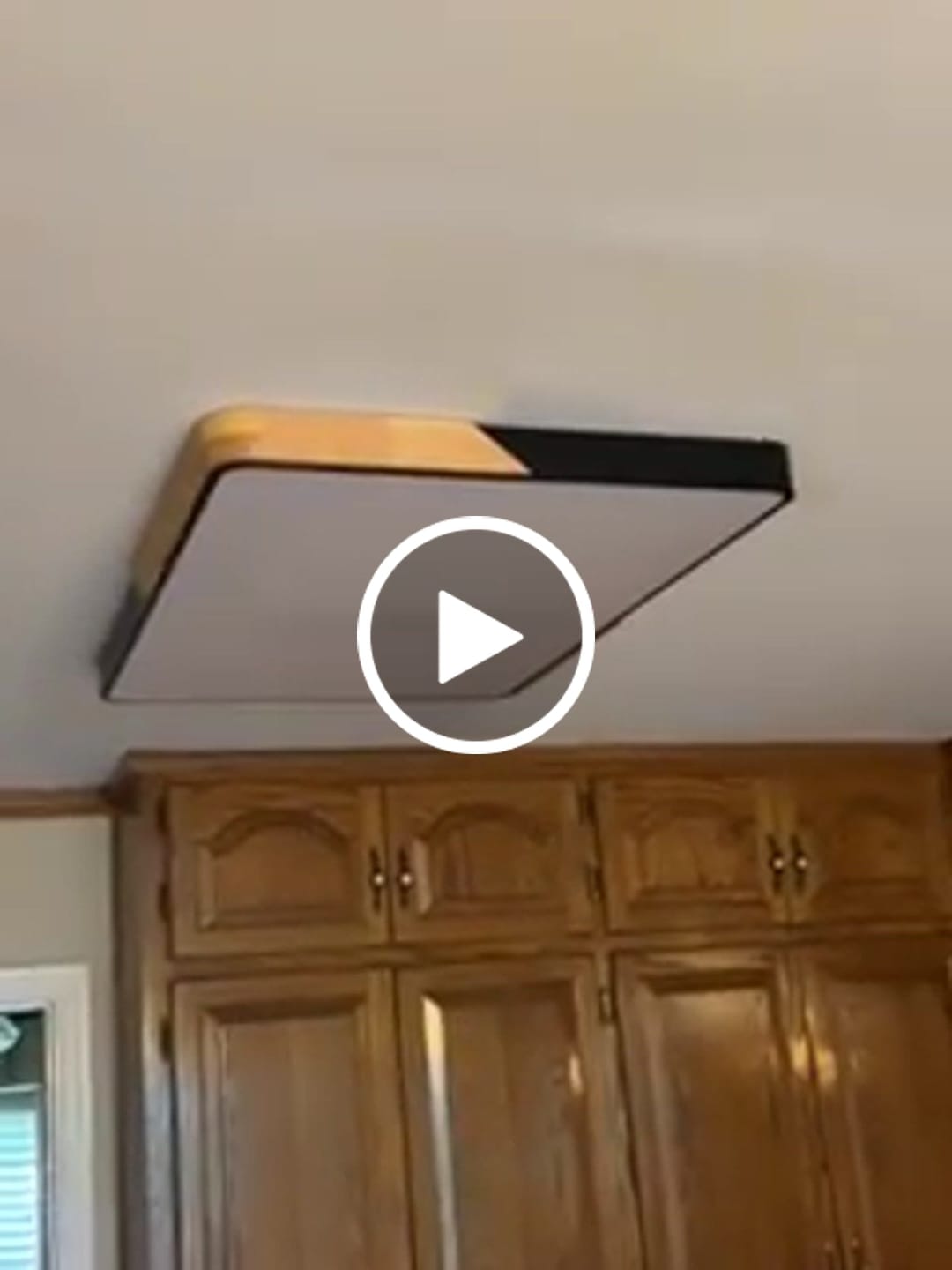 Customer video review of Rectangle LED Flush Mount Light