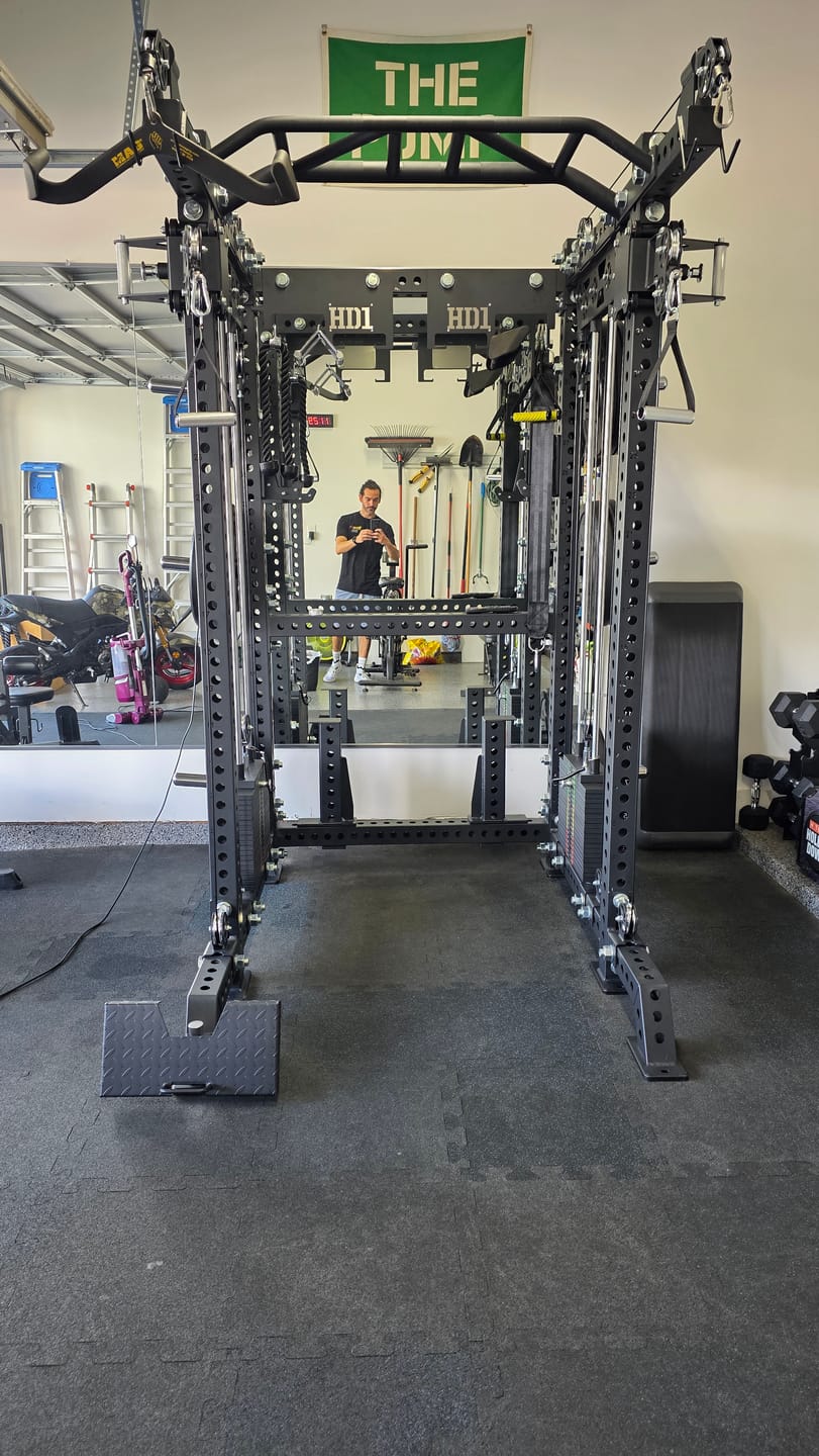 Customer photo review of HD1 Squat Rack Functional Trainer