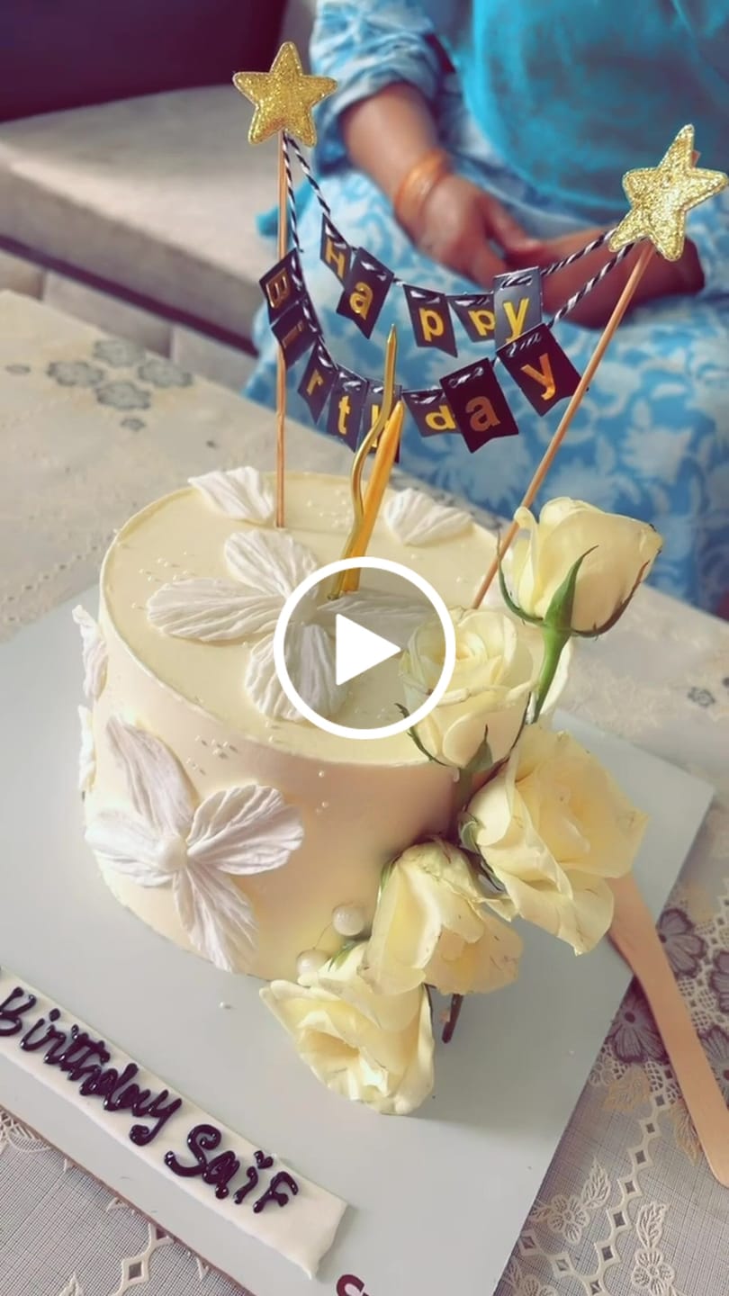 Customer video review of English Rose Cake