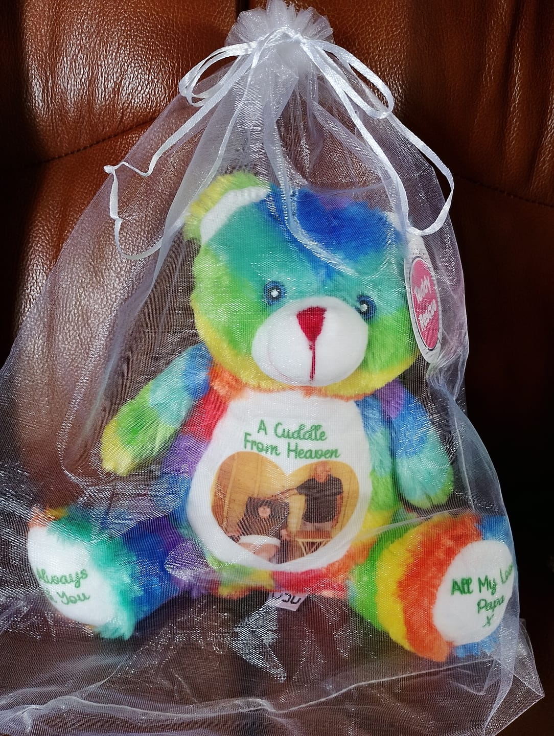 Customer photo review of Item Personalisation