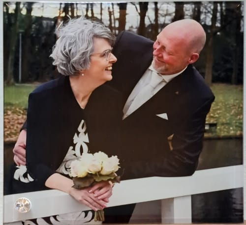 Customer photo review of Glasframe 20 x 20 cm voor sublimatie