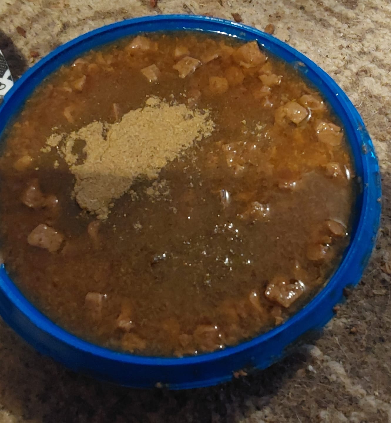 Customer photo review of Marine Vitality Mussel Powder. 150g.