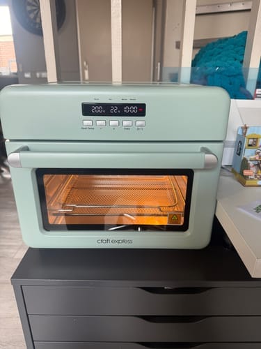 Customer photo review of Craft Express Seafoam-Green Sublimatie Oven 25L voor sublimatie