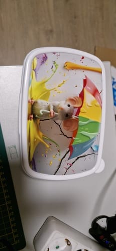 Customer photo review of Broodtrommel / Lunchbox Wit voor sublimatie