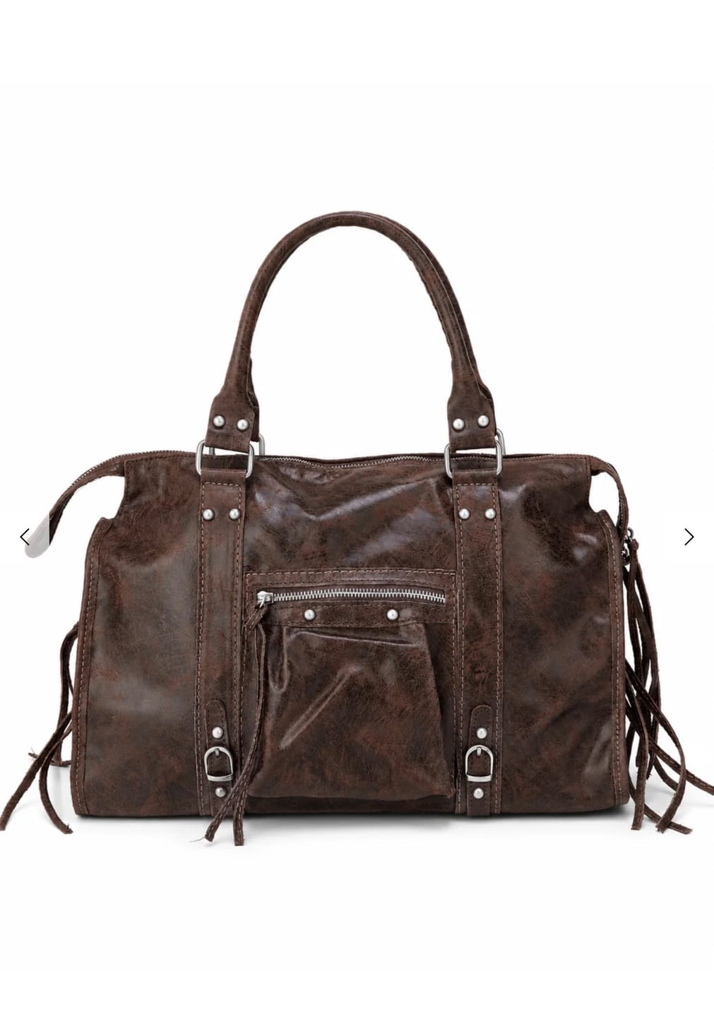 Customer photo review of It girl bag Espresso martini silver