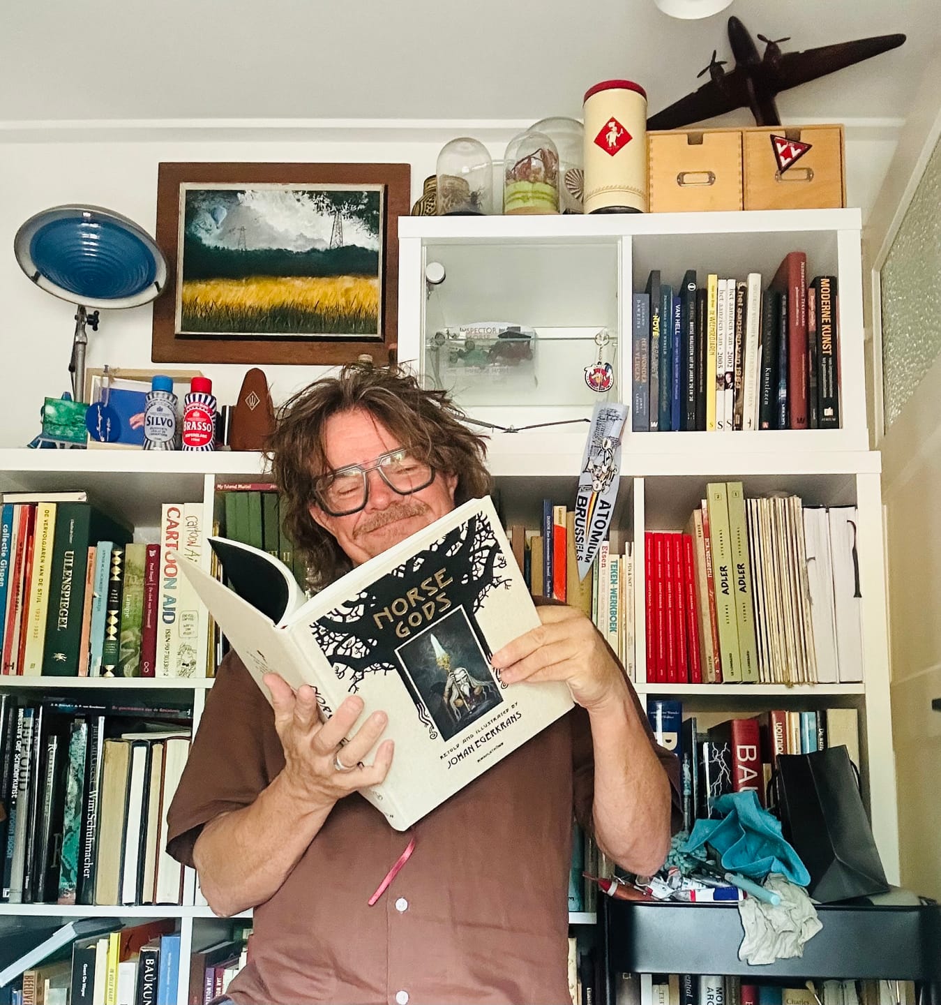 Customer photo review of NORSE GODS - SIGNED BOOK & PRINT